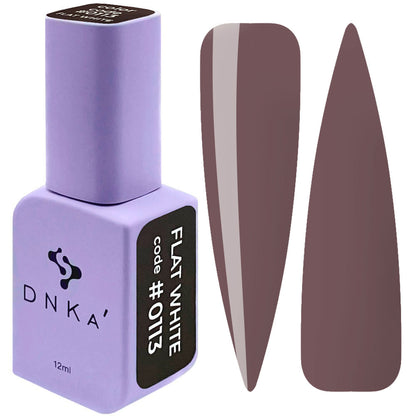 DNKA' gel polish FLAT WHITE #0113, 12ml