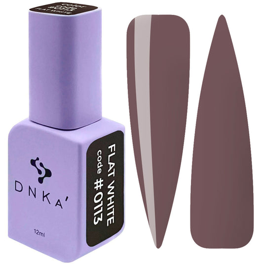 DNKA's gel polish #0113 FLAT WHITE