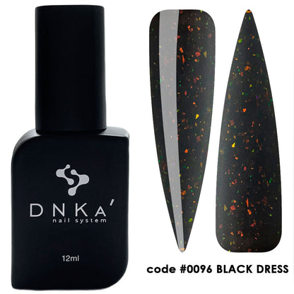 DNKA's cover base BLACK DRESS, 12ml